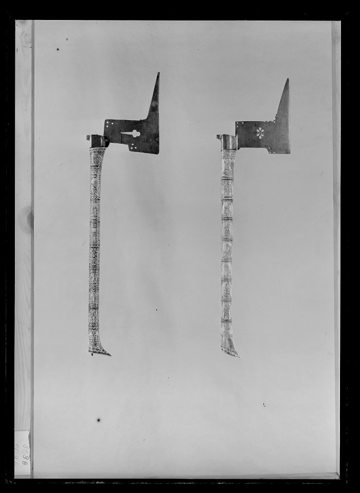 Bergsmansyxa, Sachsisk typ, 1719, s.k. Freiberger Bergsmansaxt - Livrustkammaren - 51760