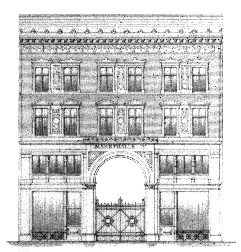 Berlin Markthalle IV Fassade Dorotheenstrasse