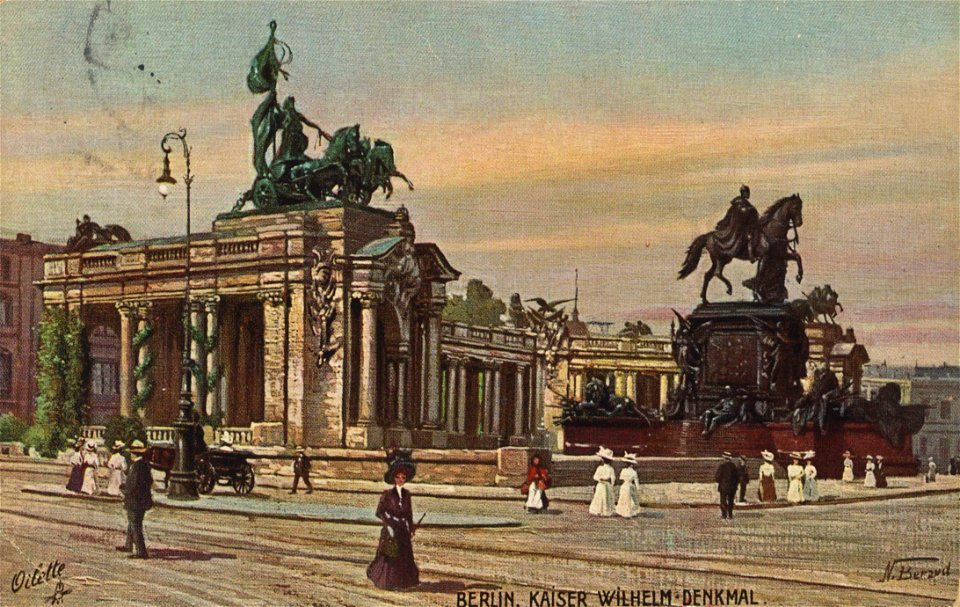 Berlin, Mitte, Berlin - Nationaldenkmal Kaiser Wilhelm I. (Zeno Ansichtskarten)