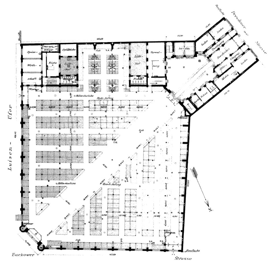 Berlin Markthalle VII Grundriss