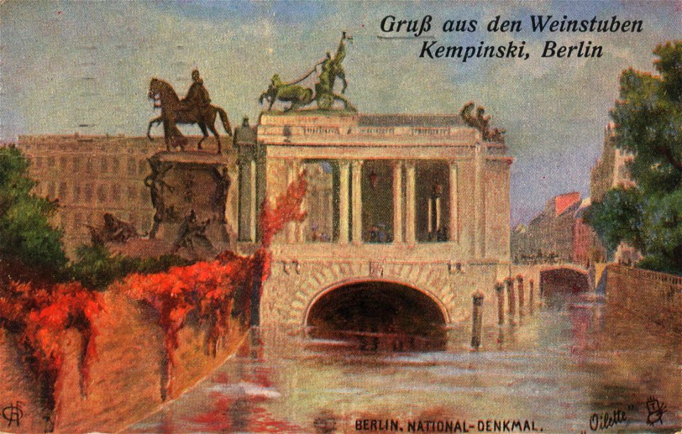 Berlin, Mitte, Berlin - Nationaldenkmal Kaiser Wilhelm I. (17) (Zeno Ansichtskarten)