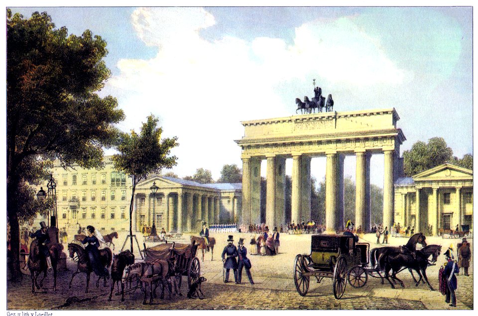 Berlin Brandenburger Tor c1850