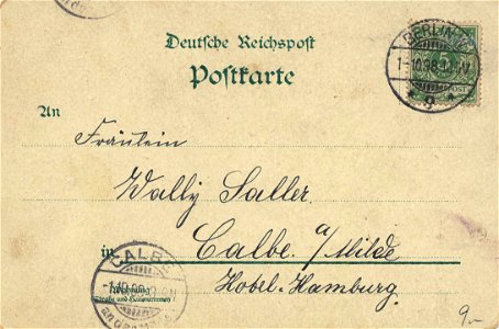 Berlin, Mitte, Berlin - Kaiser-Friedrich-Palais (back) (Zeno Ansichtskarten)