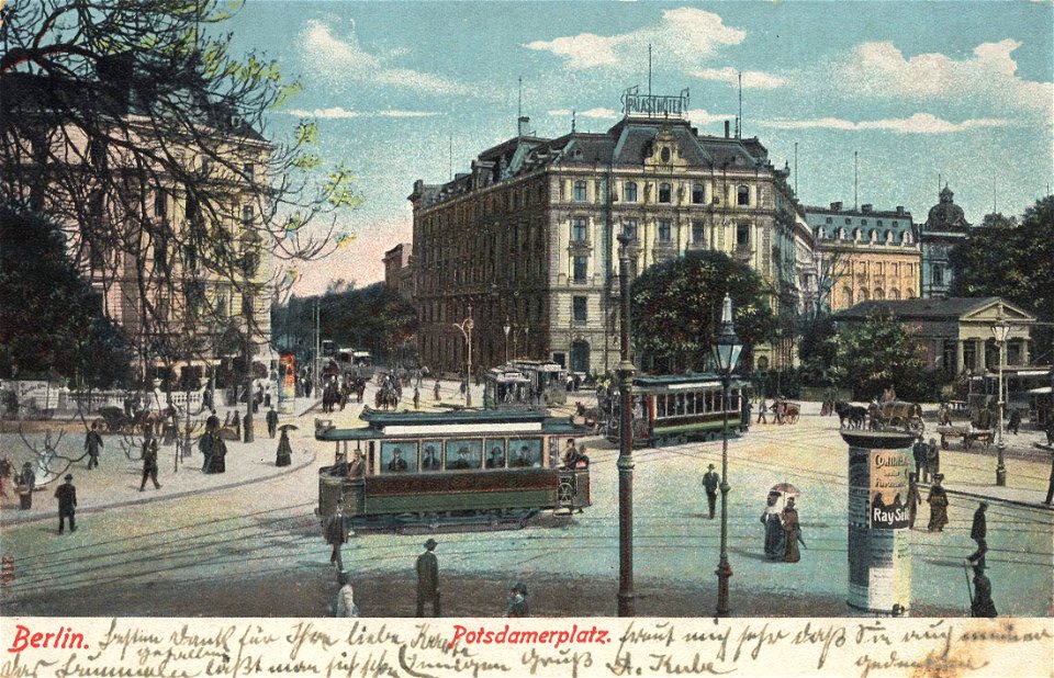 Berlin, Tiergarten, Potsdamer Platz, 1903