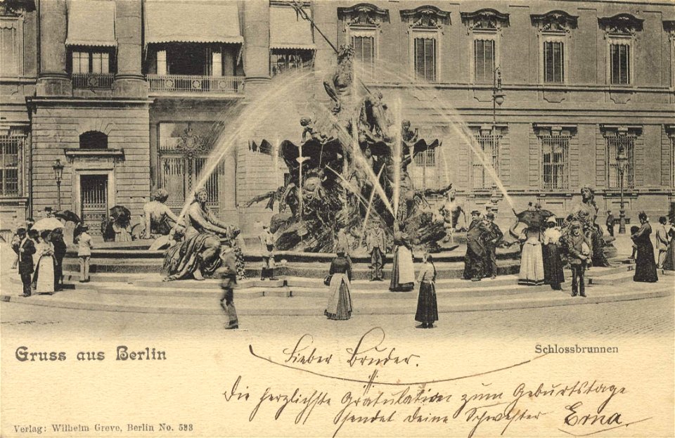 Berlin, Mitte, Begasbrunnen, 1906