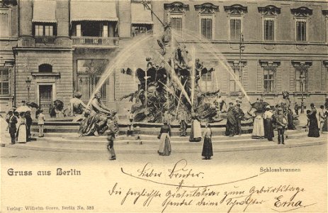 Berlin, Mitte, Begasbrunnen, 1906