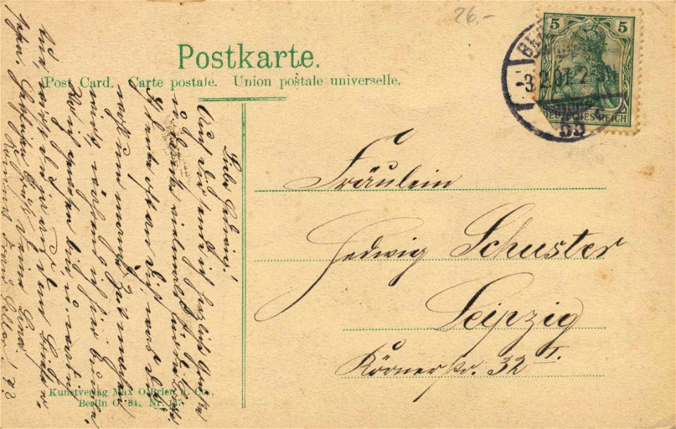 Berlin, Mitte, Berlin - Alt Berlin (2) (back) (Zeno Ansichtskarten)