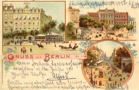 Berlin, Tiergarten, Berlin - Potsdamer Bahnhof (Zeno Ansichtskarten)
