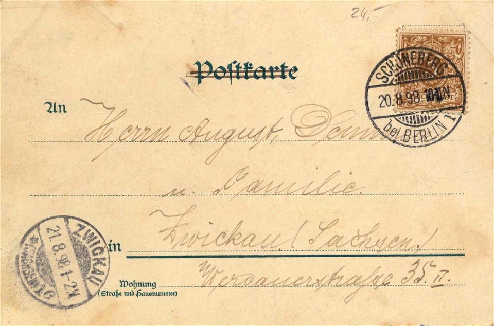 Berlin, Mitte, Berlin - Kronprinzliches Palais (back) (Zeno Ansichtskarten)