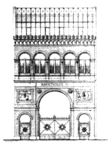 Berlin Markthalle IV Fassade Reichstagsufer