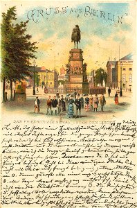 Berlin, Mitte, Berlin - Denkmal Friedrich der Große (Zeno Ansichtskarten)