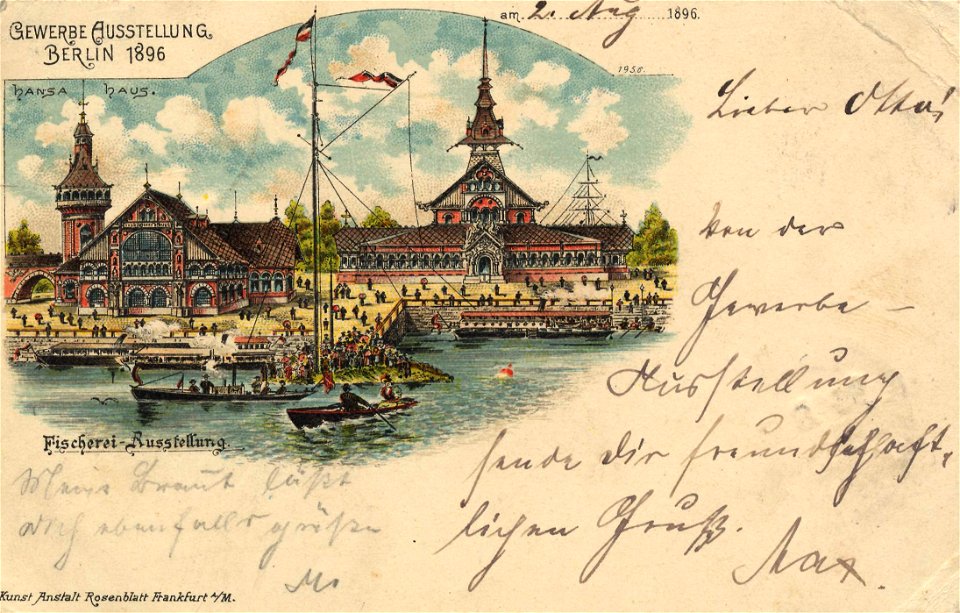 Berlin, Treptow, Berlin - Berliner Gewerbe-Ausstellung 1896 (2) (Zeno Ansichtskarten)