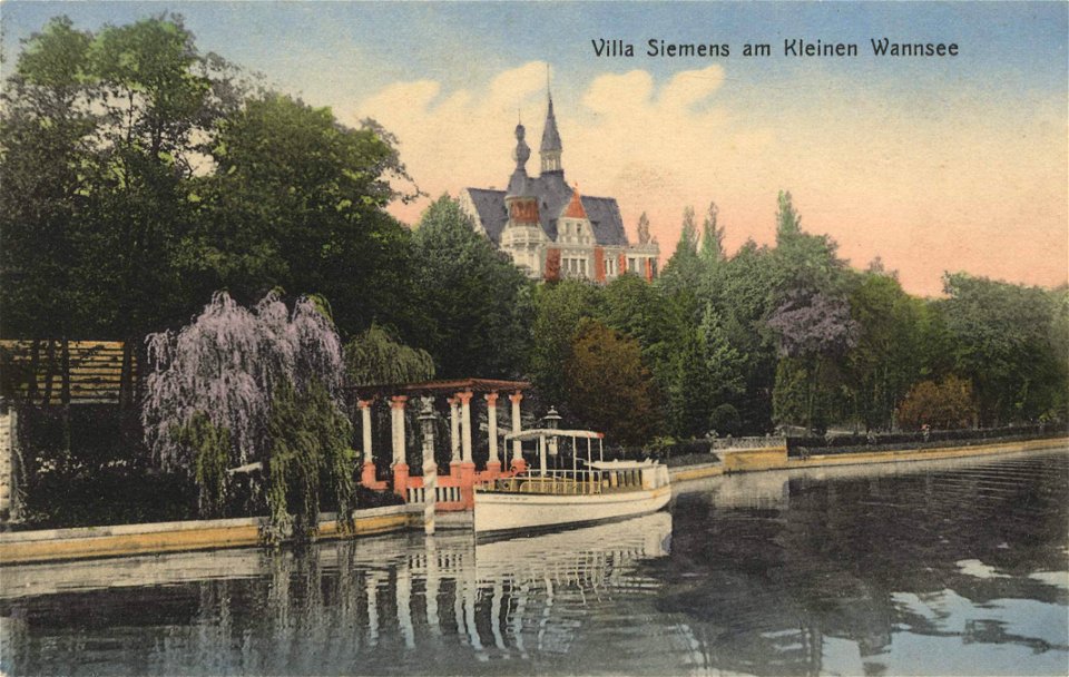 Berlin, Zehlendorf, Berlin - Wannsee, Villa Siemens am Kleinen Wannsee (Zeno Ansichtskarten)