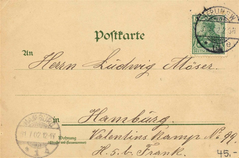 Berlin, Mitte, Berlin - Stettiner Bahnhof (back) (Zeno Ansichtskarten)