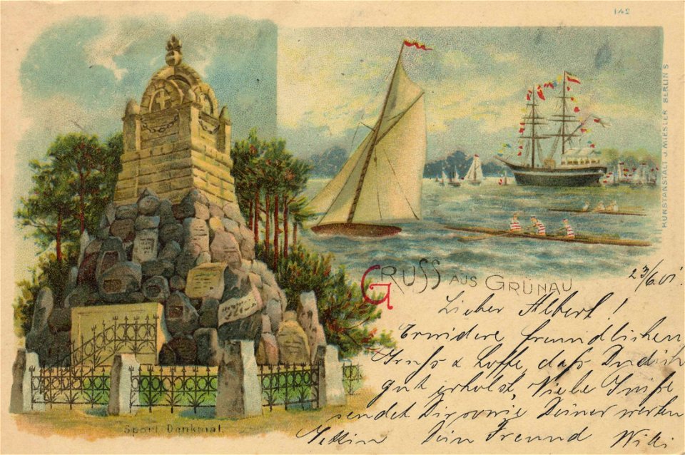 Berlin, Grünau, Sportdenkmal, 1901