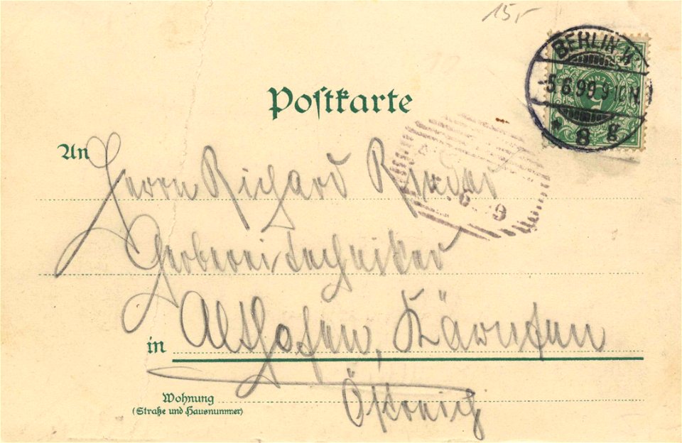 Berlin, Tiergarten, Berlin - Potsdamer Bahnhof (back) (Zeno Ansichtskarten)