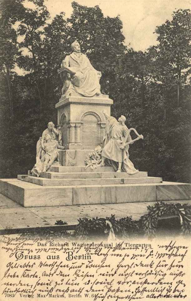 Berlin, Tiergarten, Richard-Wagner-Denkmal