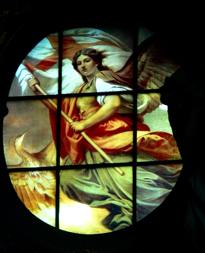Berliner Dom - Altarraum 5 Fenster Engel
