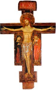 Berlinghiero Berlinghieri. Crocifisso di Fucecchio, 1230-35, Museo San Matteo, Pisa