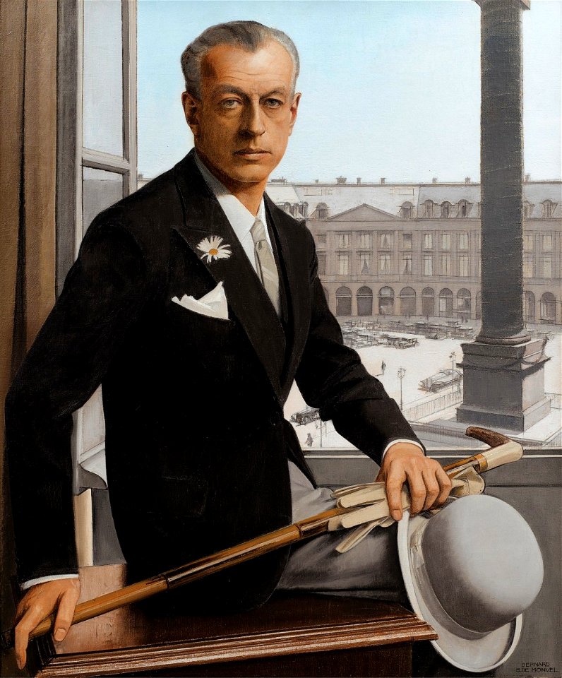 Bernard Boutet de Monvel - Self Portrait, Place Vendôme