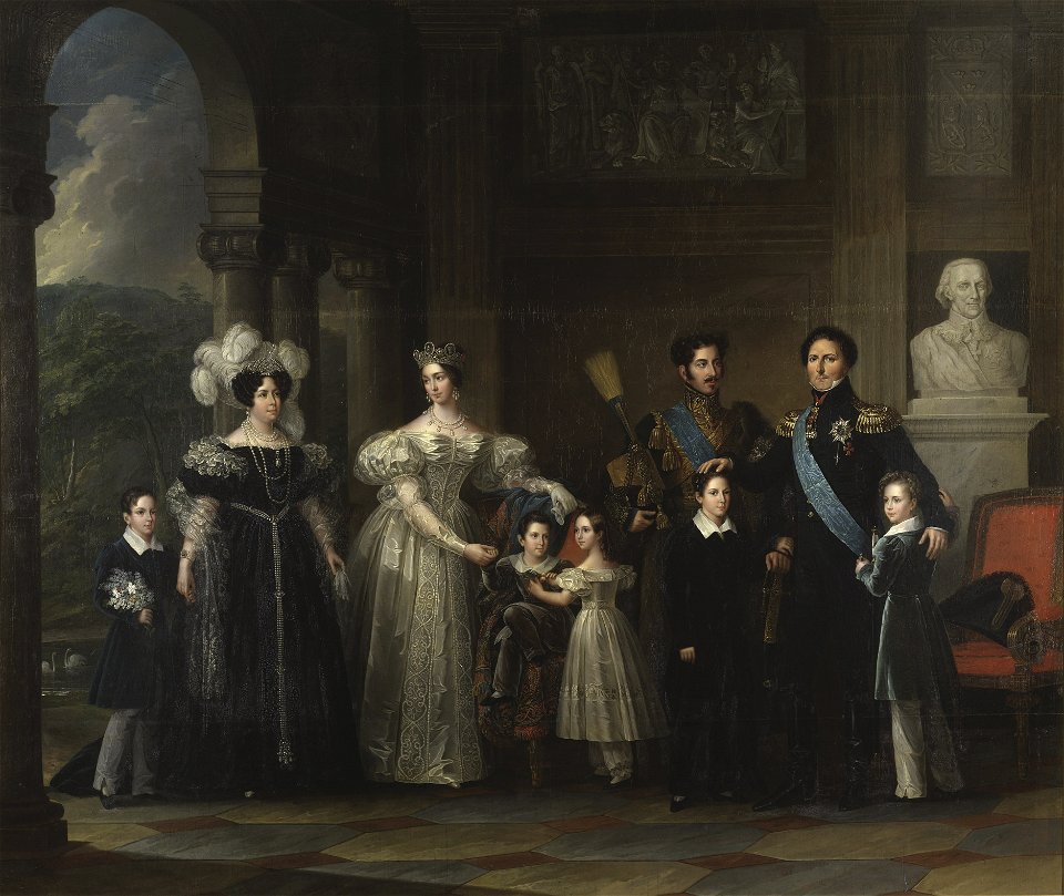 Bernadotteska Familjetavlan (Fredric Westin) - Nationalmuseum - 39759
