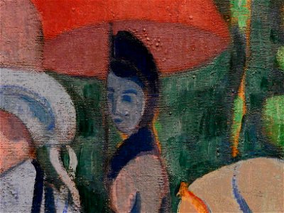 BERNARD Emile,1892 - Les Bretonnes aux Ombrelles - Detail 16