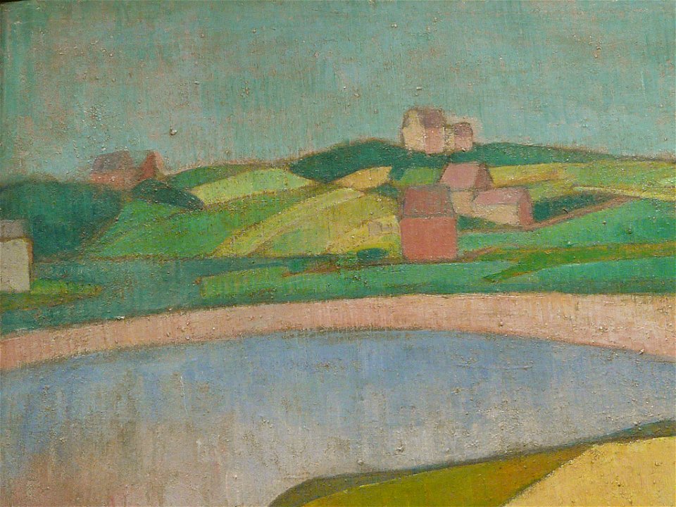 BERNARD Emile,1891 - Moisson au Bord de la Mer - Detail 05