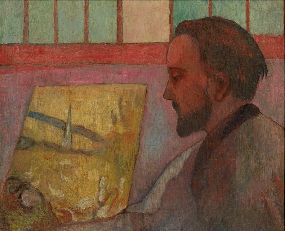 BERNARD Emile,1894 - Autoportrait au Tableau