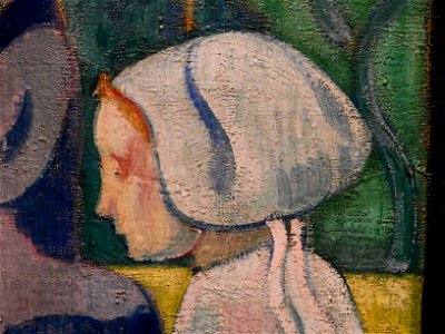 BERNARD Emile,1892 - Les Bretonnes aux Ombrelles - Detail 10