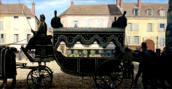 Bernard Boutet de Monvel L'enterrement à Nemours