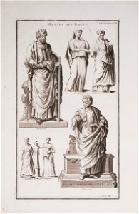 Bernard de Montfaucon - Trajes Griegos
