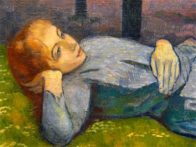 BERNARD Emile,1888 - Madeleine au Bois d'Amour - Detail 03