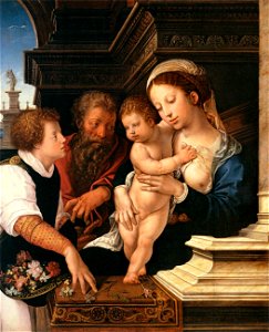 Bernard van Orley - Holy Family - WGA16686