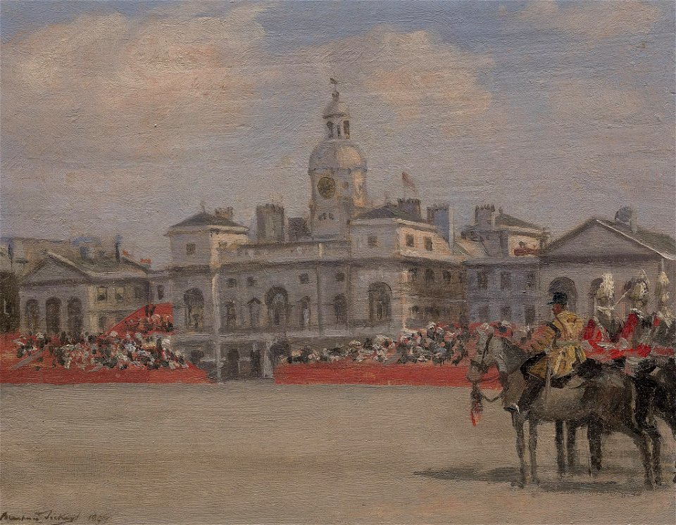 Bernard Sickert - Trooping the Colour - B2013.28 - Yale Center for British Art
