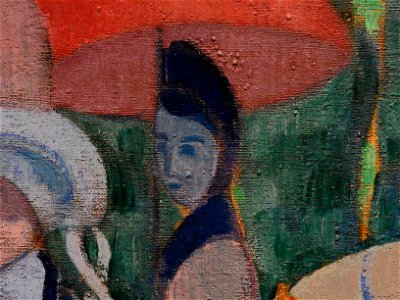 BERNARD Emile,1892 - Les Bretonnes aux Ombrelles - Detail 19