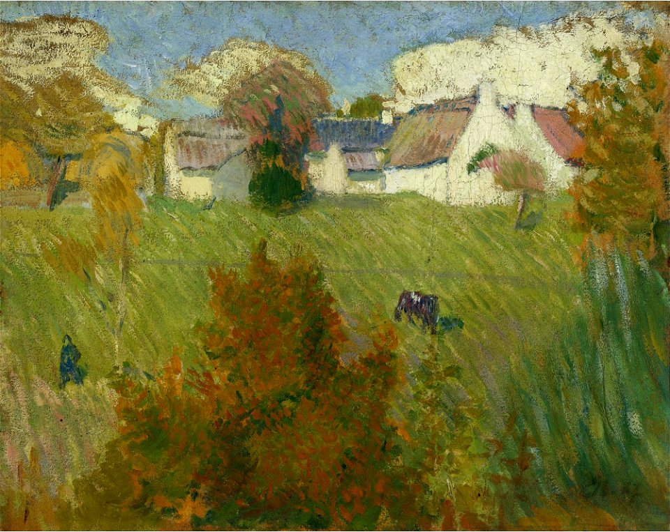 Émile Bernard - Ferme à Pont-Aven (1887)