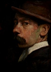 Bernard Koldeweij (1859-1898) zelfportret