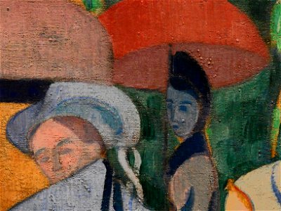 BERNARD Emile,1892 - Les Bretonnes aux Ombrelles - Detail 14
