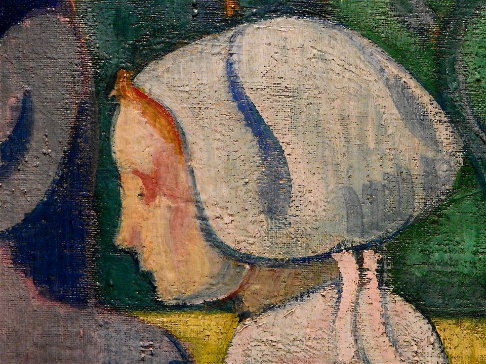 BERNARD Emile,1892 - Les Bretonnes aux Ombrelles - Detail 12