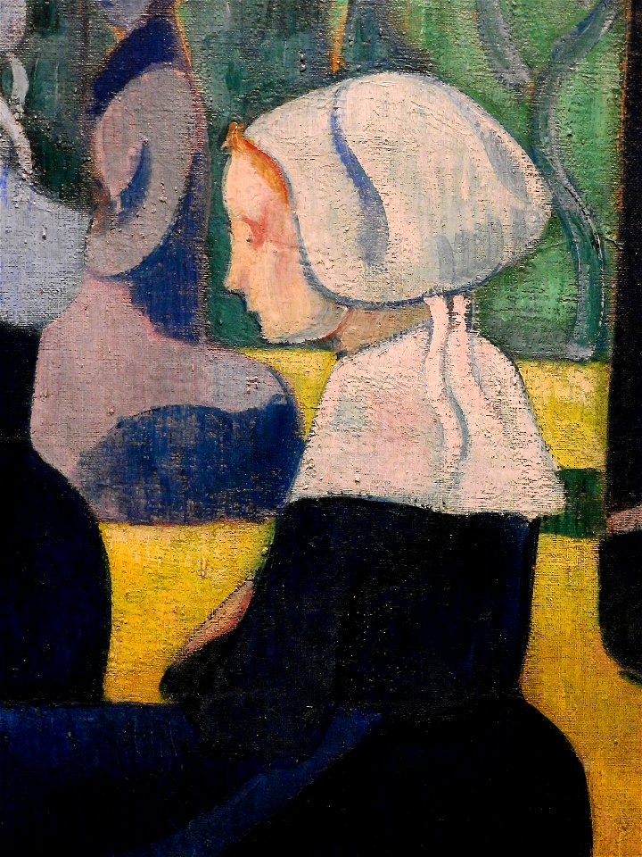 BERNARD Emile,1892 - Les Bretonnes aux Ombrelles - Detail 30