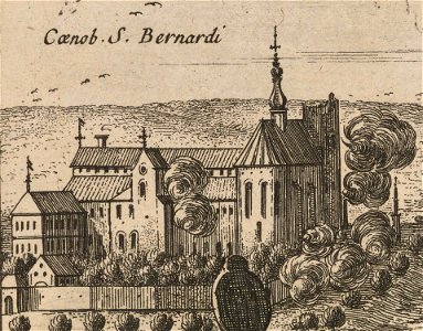 Bernardine monastery in Piotrkow in 1657