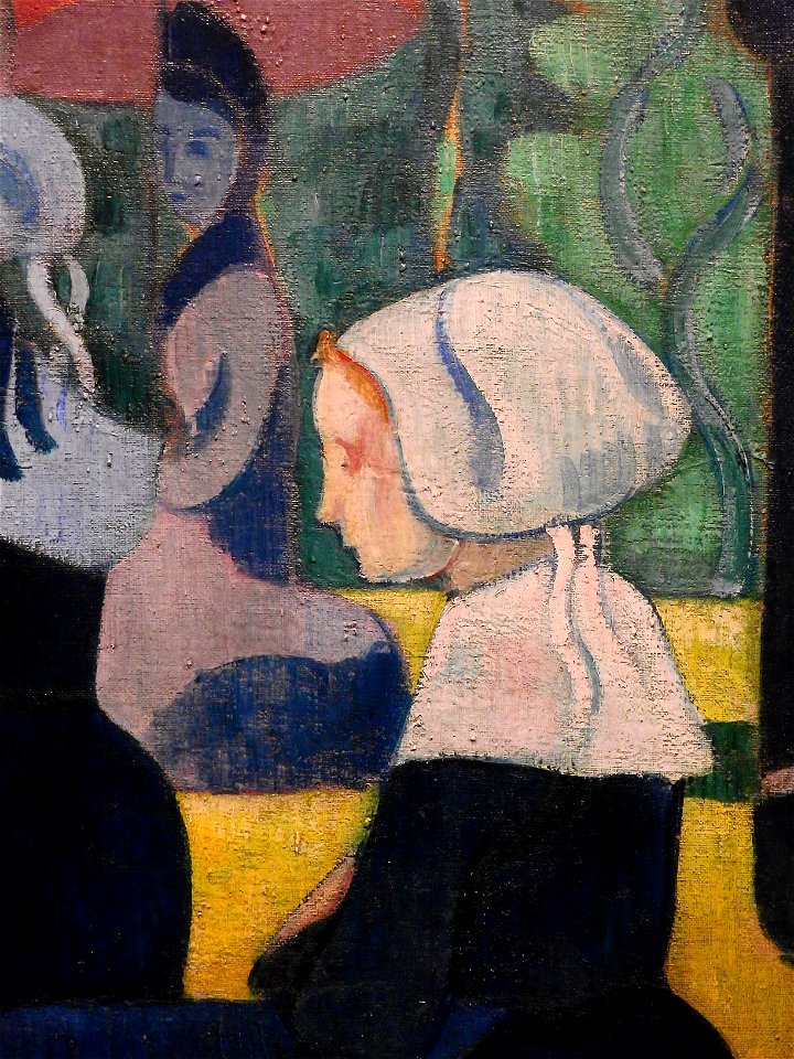 BERNARD Emile,1892 - Les Bretonnes aux Ombrelles - Detail 28
