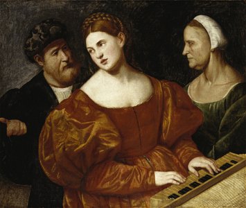 Bernardino Licinio (c. 1489-1565) - A Concert - RCIN 400008 - Royal Collection