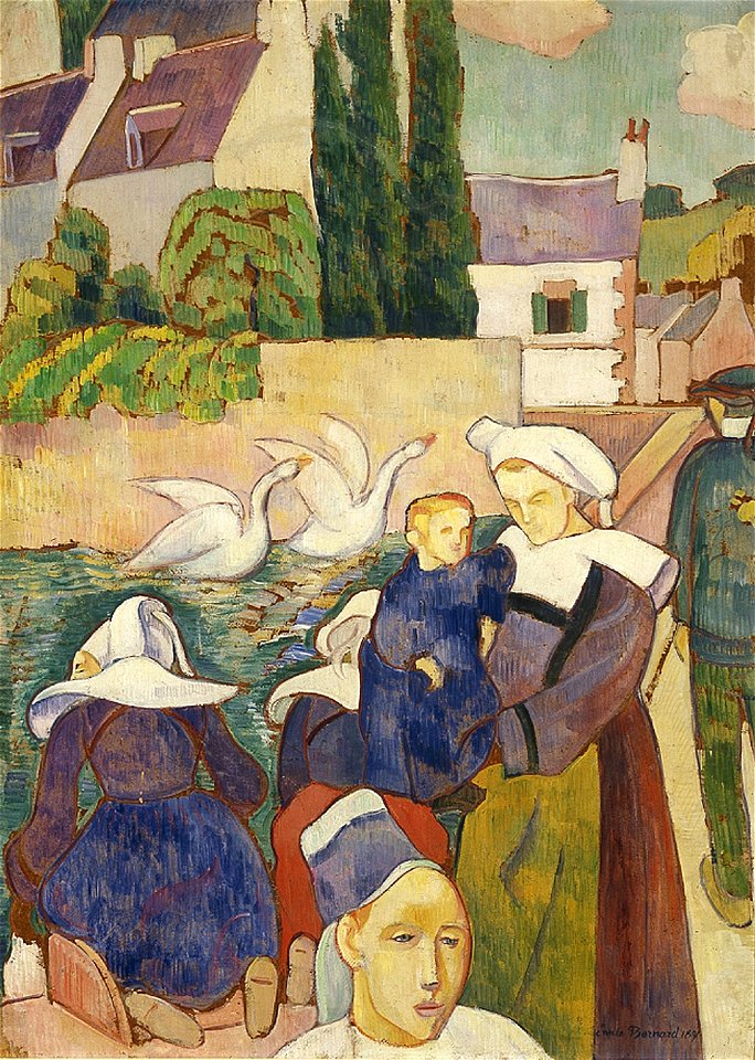 Émile Bernard - Pont à Pont-Aven, 1891