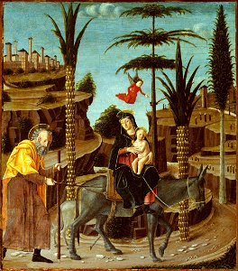 Bernardino Jacobi Butinone - The Flight into Egypt - 1933.1003 - Art Institute of Chicago
