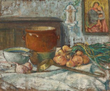Émile Bernard Nature morte aux oignons 1889
