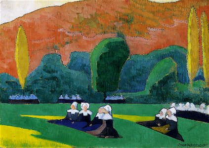 Émile Bernard - Les femmes bretonnes à la prière