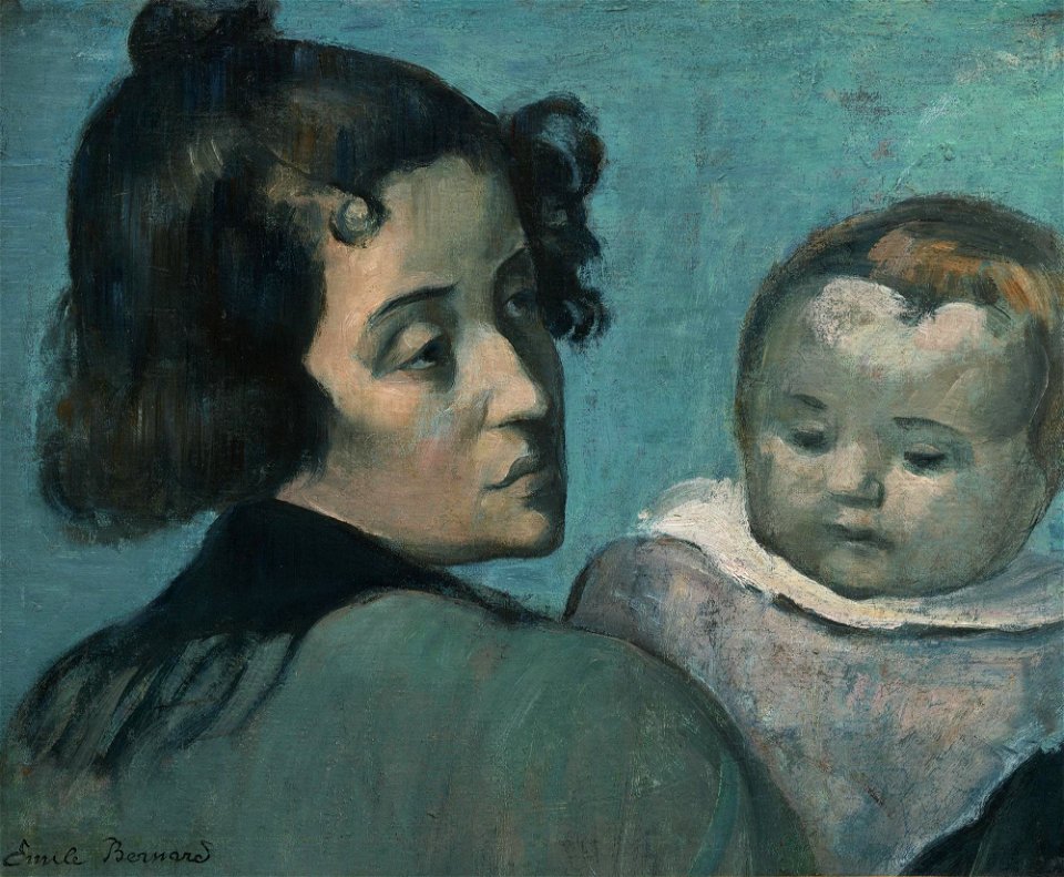 Émile Bernard - Mère et enfant (1898)