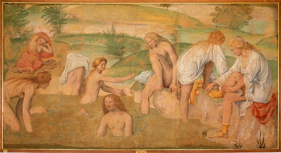 Bernardino Luini, donne al bagno