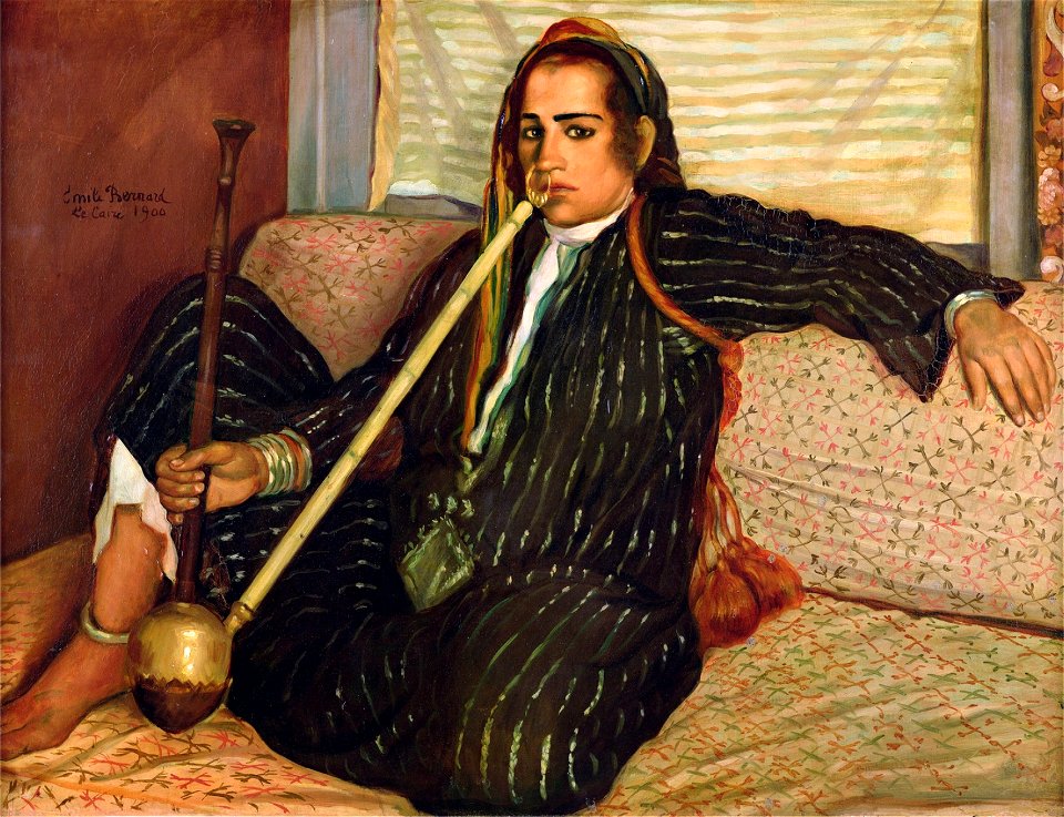 Émile Bernard La fumeuse de Haschisch 1900